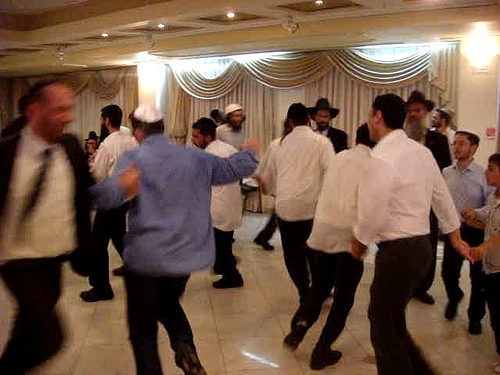 Israeli Orthodox Jewish Wedding Dancing - Men